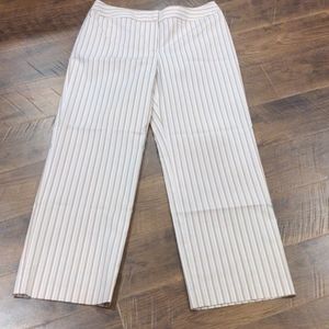 Ann Taylor Factory women's white and beige size 14